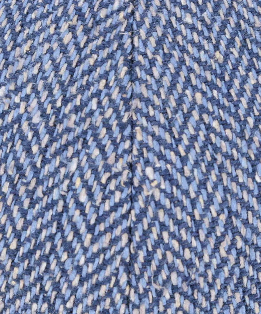 Hatteras Silk | Blauw herringbone – Bild 9