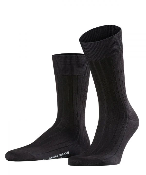 Milano Herrensocken | Schwarz
