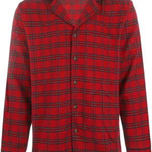 Luxuriöser Flanell-Pyjama | Rot