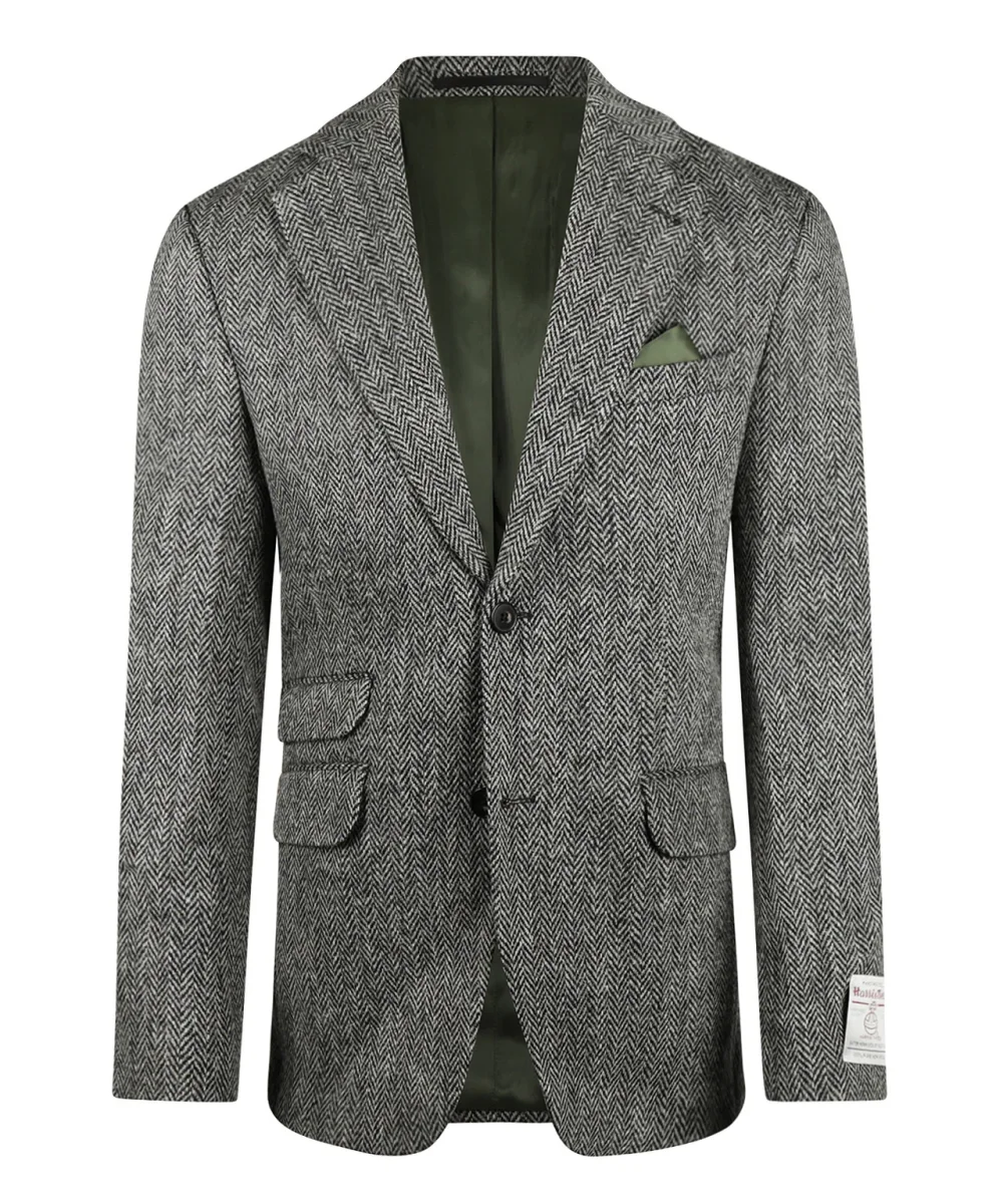 Harris Tweed Blazer | Grau