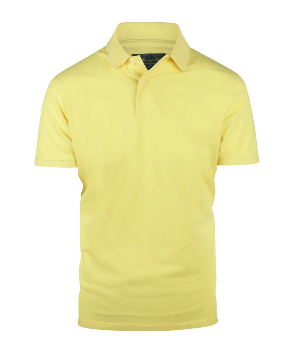 Kurzärmeliges Piqué-Poloshirt | Gelb