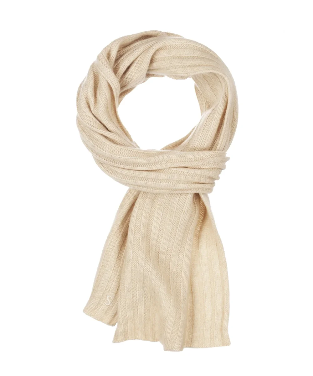 Stetson-Schal aus ungefärbtem, nachhaltigem Kaschmir | Beige – Bild 2