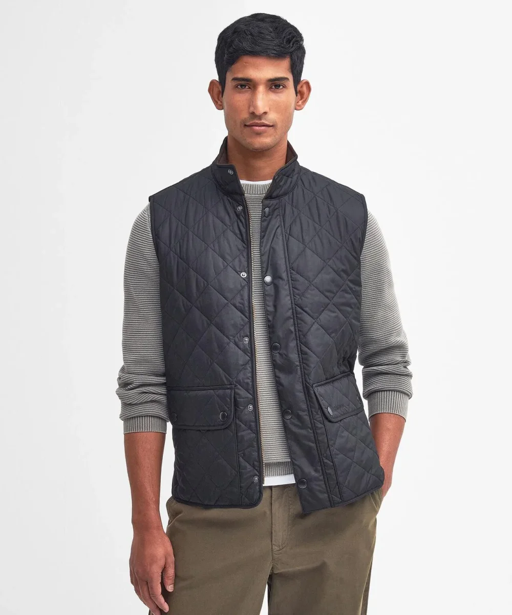 Barbour New Lowerdale Weste | Marineblau – Bild 3