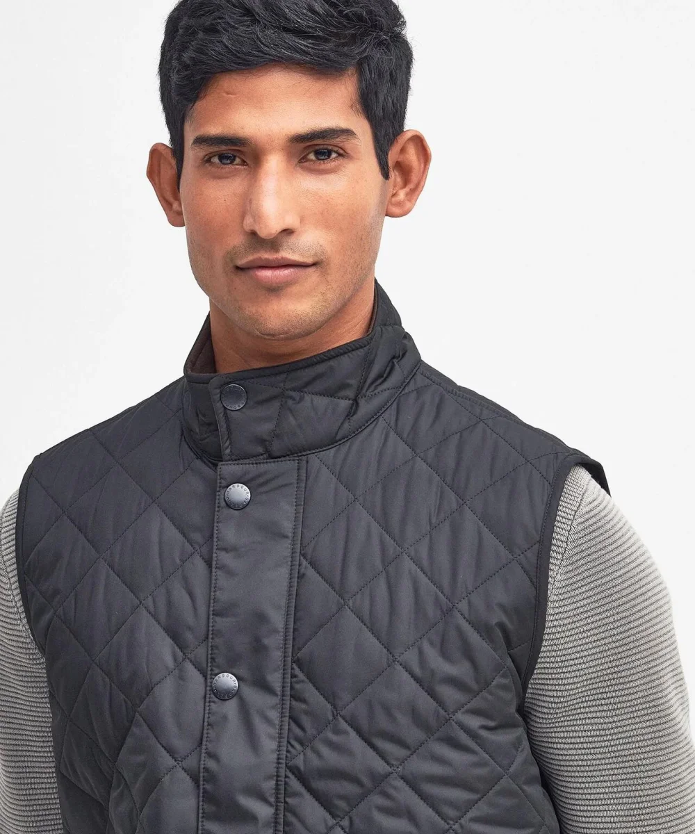 Barbour New Lowerdale Weste | Marineblau – Bild 8