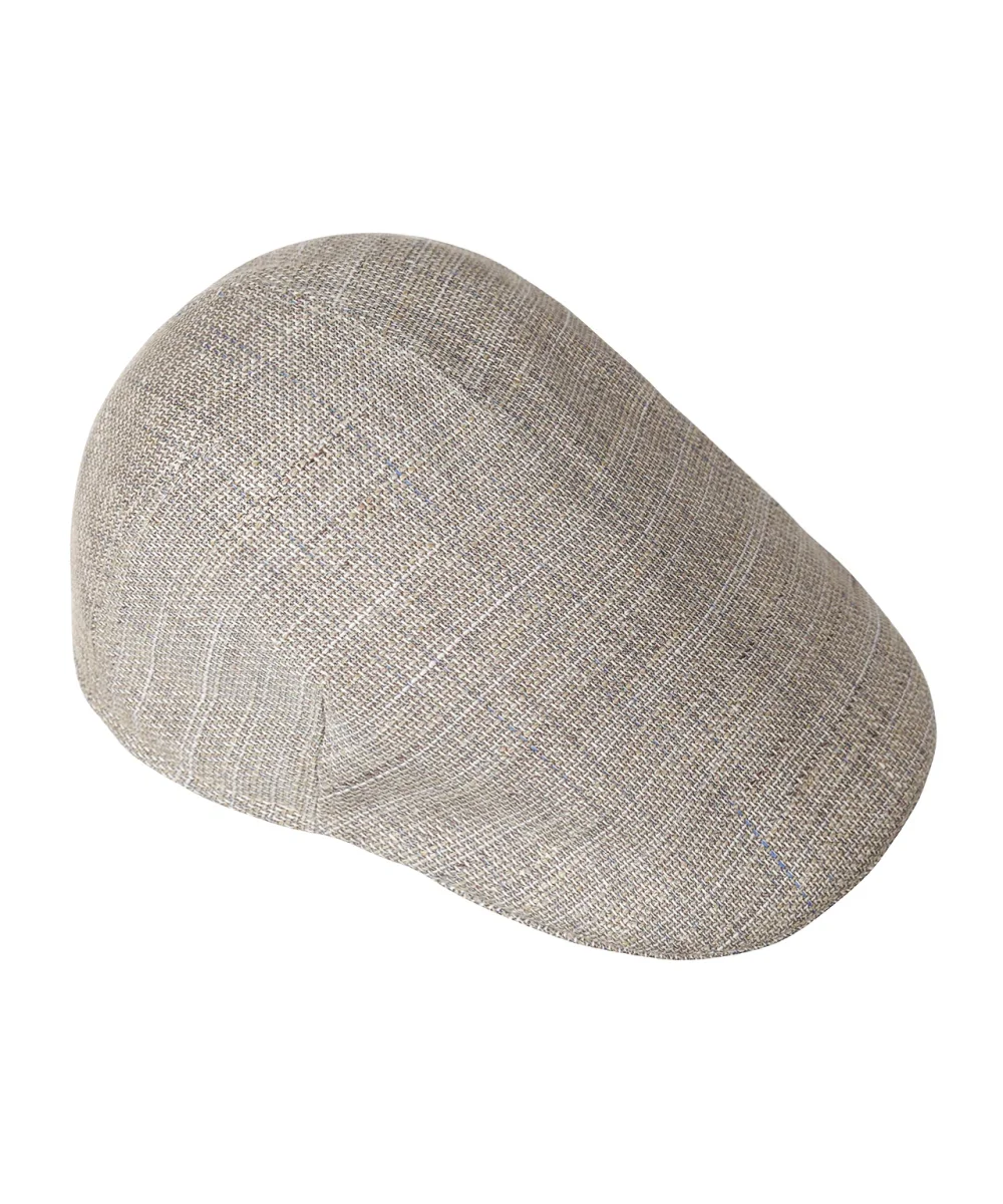 Soft Cap Linnen/Katoen | Bruin melange – Bild 3