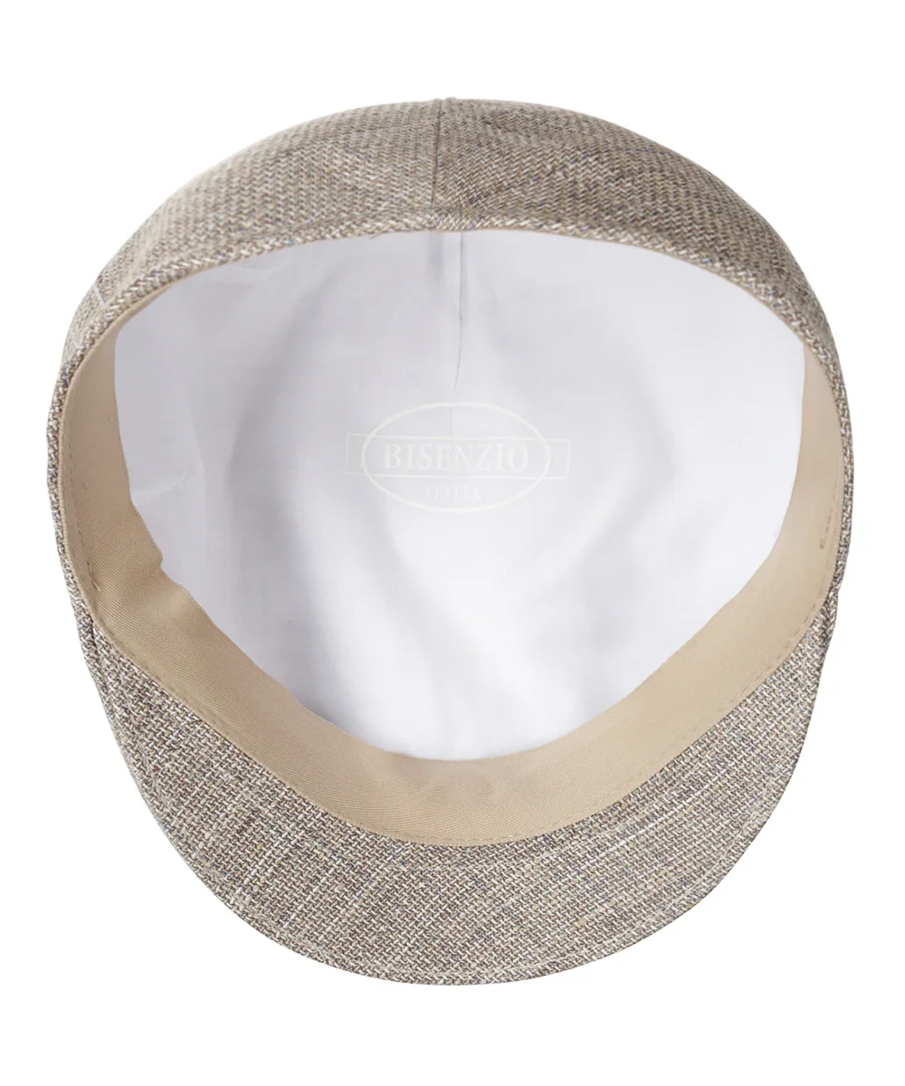 Soft Cap Linnen/Katoen | Bruin melange – Bild 4