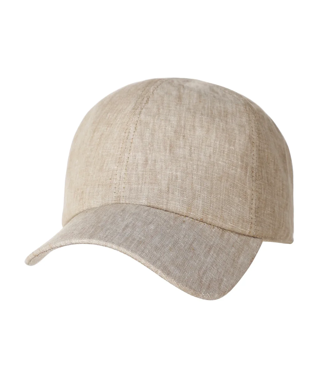 Baseball cap Linnen | Zand
