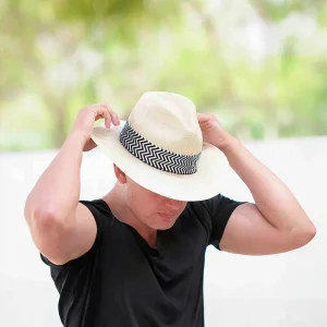 Zigzag Print Hat Band