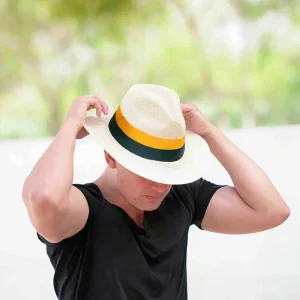 Bicolor Standard Hat Band | Yellow & Green