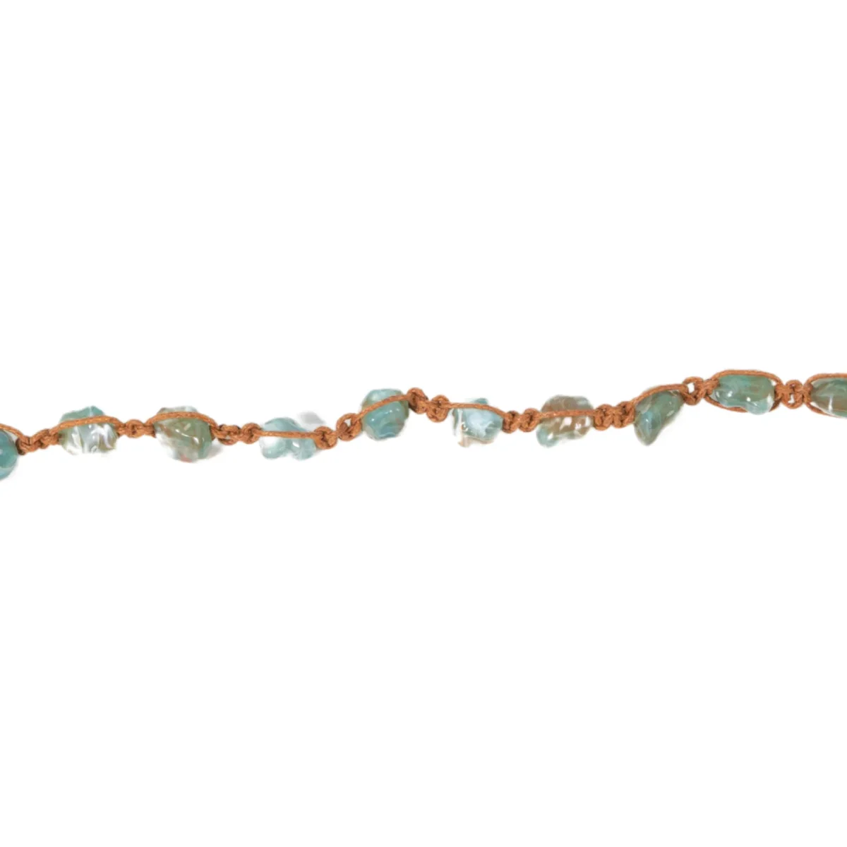 Western Hat Band | Turquoise Chip & Leather Cord – Bild 8