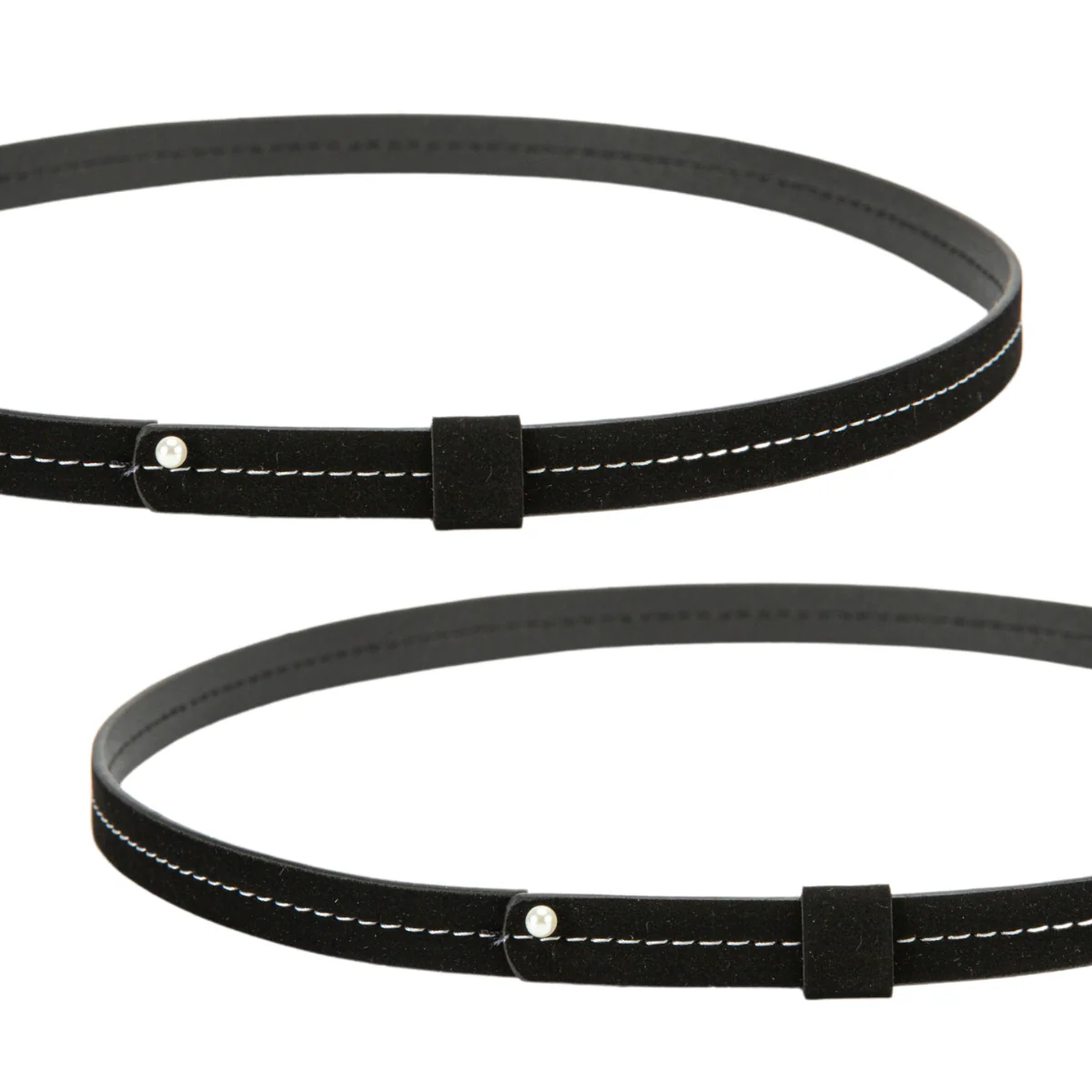 West Hat Band - Cowboy Hat Band - Leather Like Black – Bild 3