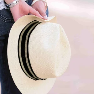 Striped Hat Band - Black & White