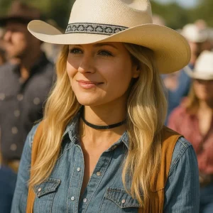 Cowgirl Hat Band | Ethnic Rhinestone Hat Band