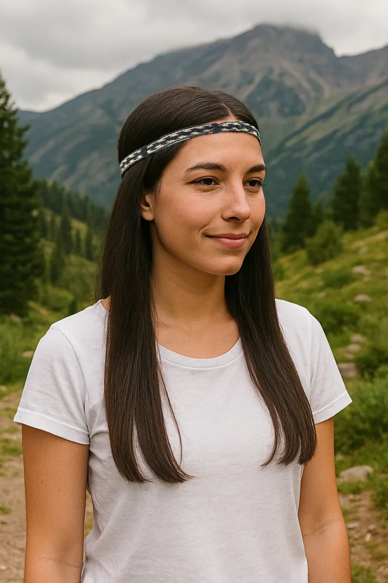 Genuine Horsehair Headband – Bicolor