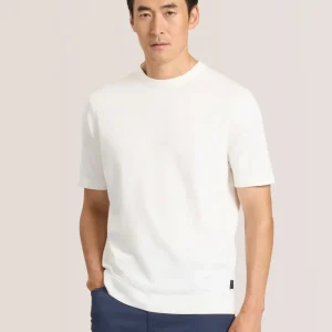 MODERN VISCOSE BLEND CREW | WHITE