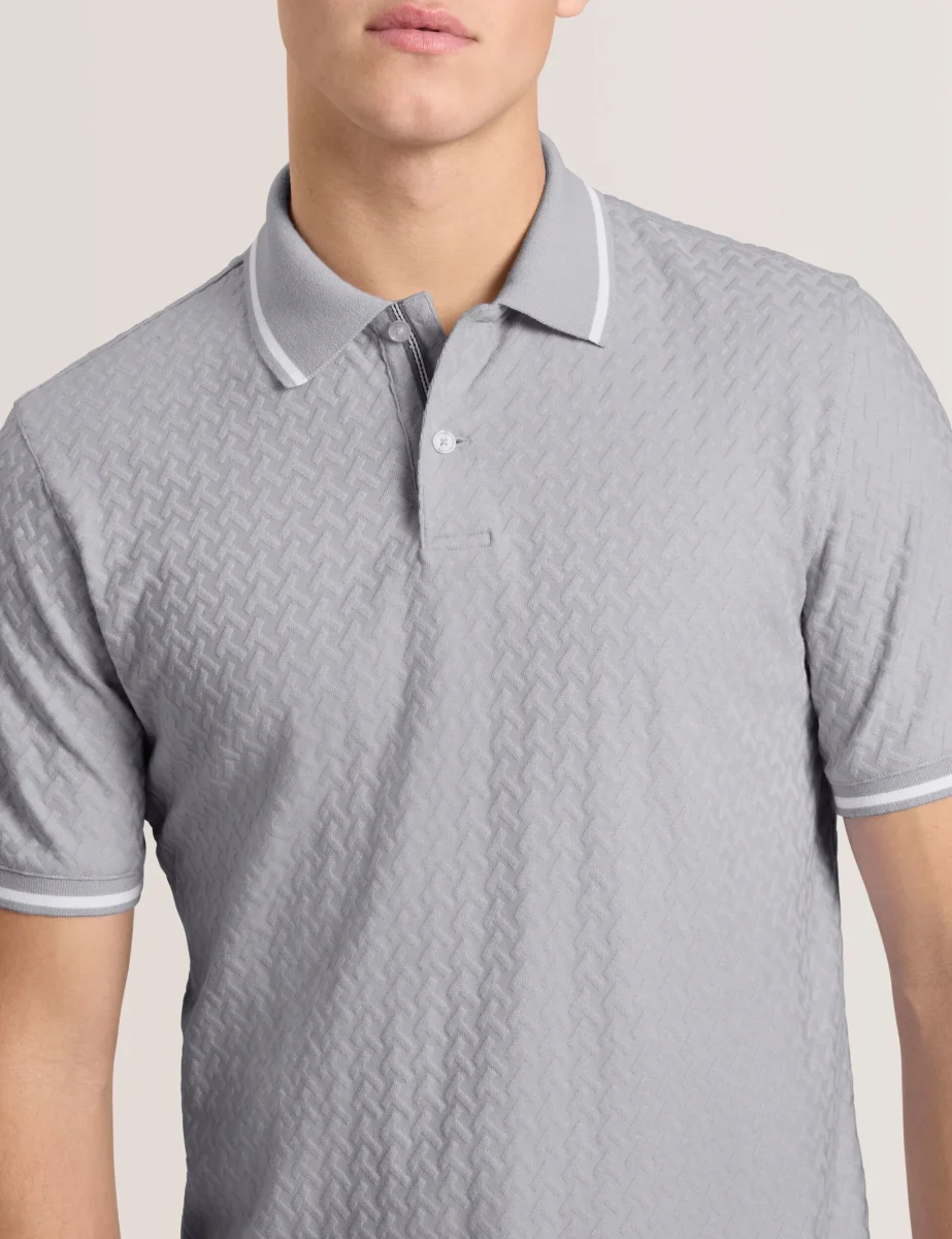 TEXTURE POLO | GREY – Bild 5