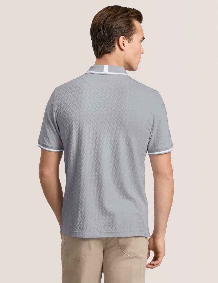 TEXTURE POLO | GREY – Bild 4