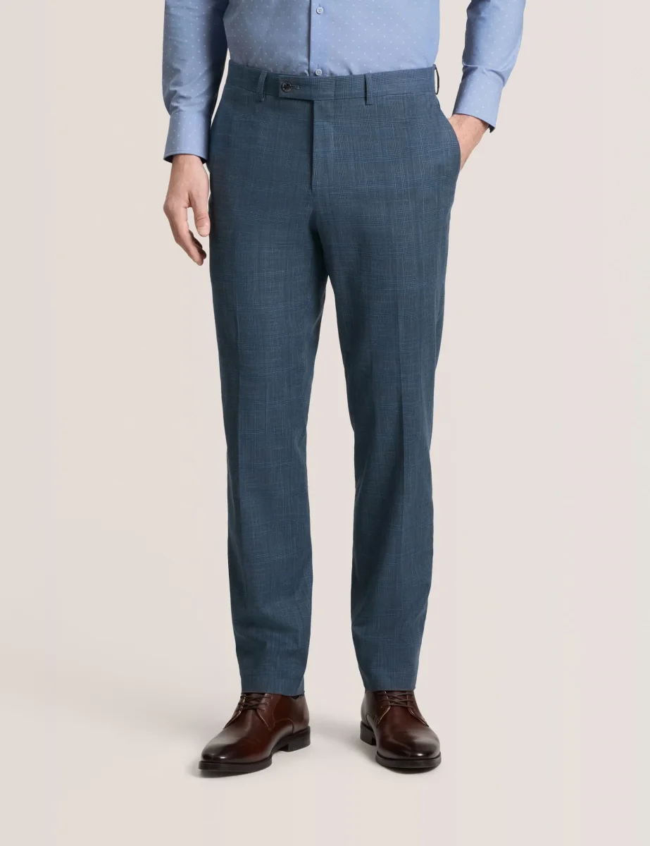 WINTER-CHECK | TEAL BLUE