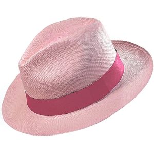 Pink Panama Hat - Fedora Sweet - Grade 3-4